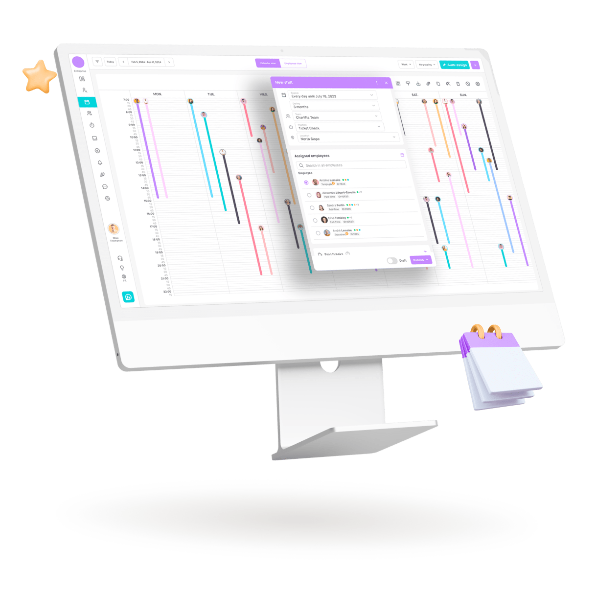 Evolia Workforce Management Platform - Retina Minimal Images for Desktop